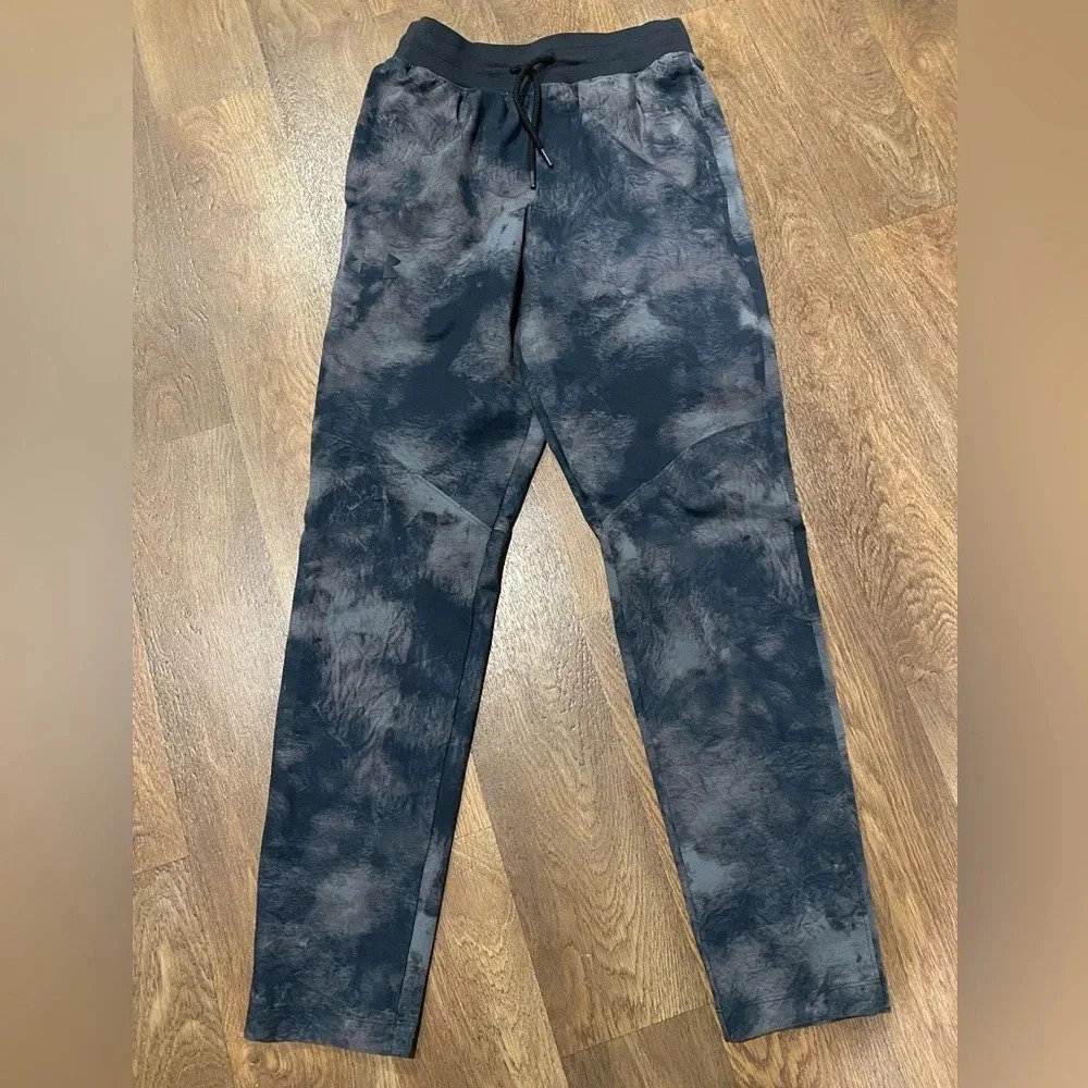 Under Armour Unstoppable Black Grey Camo Joggers Men’s Size Small